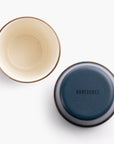 Enamel 2-Tone Tall Cup Set Indigo Blue