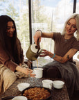 Rolled Enamelware Mug Set