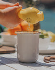 Rolled Enamelware Cup Set