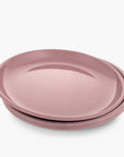 Rolled Enamelware Plate Set
