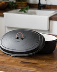 Enamel Lined Cast Iron Roaster