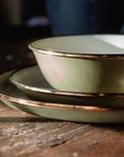 bowl set, deep plate set, salad plate set