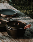 Polished Cast Iron Dutch Oven - 4qt